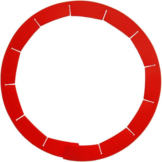 Adjustable Pie Crust Shields Baking Protectors, Silicone Cover Ring Fits 8-11.4 Inch Pies, Baking Pie Pizza Crust Shield Protector Cover for Edges (Red-1pcs)