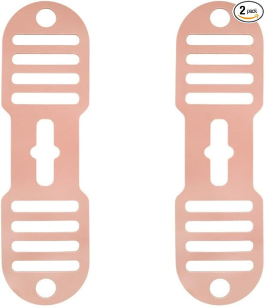 Silicone Lid Lock Strap for Crockpot Slow Cooker (6/7/8 Quart) - Universal Crockpot Lid Holder & Rubber Strap Alternative | Heat-Resistant, No-Spill Design Transport Accessories (Pink 2PCS)