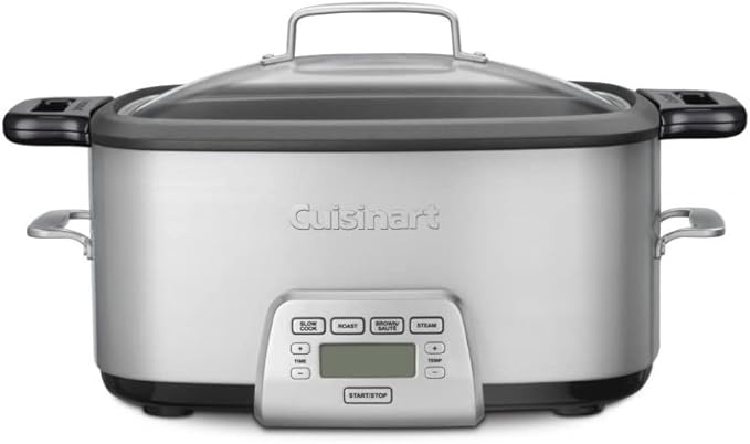 Cuisinart MSC-800 7-Quart 4-in-1 Cook Central Multicooker, Stainless Steel/Black