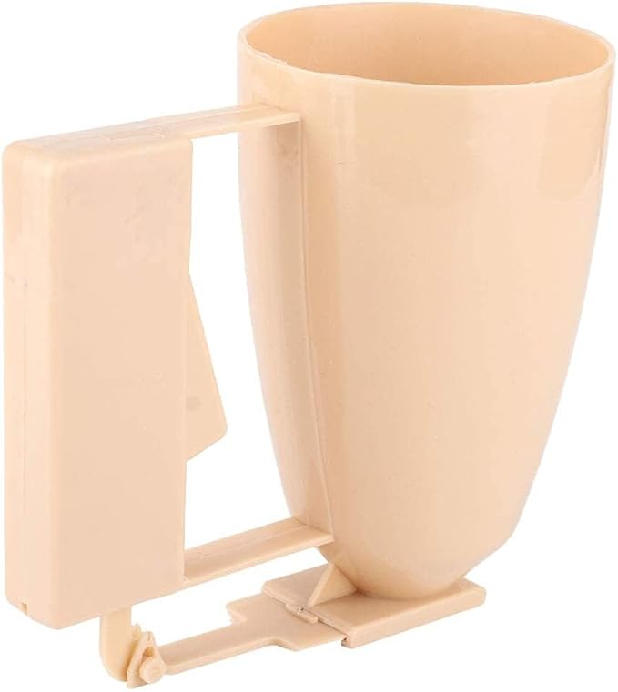 Pancake Batter Dispenser, Plastic Cupcake Pancake Dispenser Baking Cake Desserts Pancake Dispenser Baking Dispenser Cream Batter Pourer with Handle for Cupcakes, Waffles, Muffin Mix, Crepes and Cake