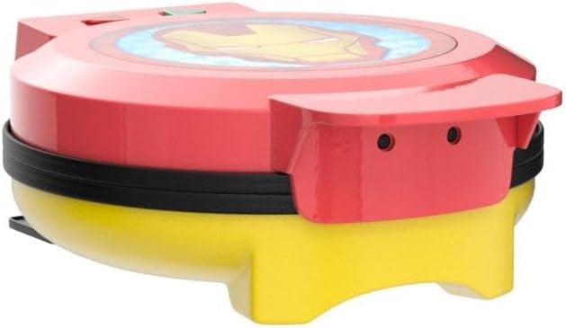 Uncanny Brands Marvel Iron Man Waffle Maker -Shellhead's Helmet on Your Waffles- Waffle Iron