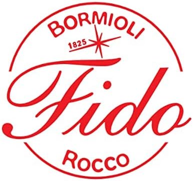 Bormioli Rocco Fido Glass Jars, Blue Lids – Serving & Entertaining Containers, Assorted Sizes - Airtight Clamp Canisters for Appetizers, Desserts, Snacks – Italian Glass, Dishwasher Safe (Set of 3)