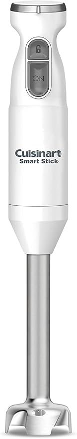 Cuisinart Hand Blender, Smart Stick 2-Speed - Powerful & Easy to Use Stick Immersion Blender for Shakes, Smoothies, Puree, Baby Food, Soups & Sauces, Stainless Steel, CSB-175P1