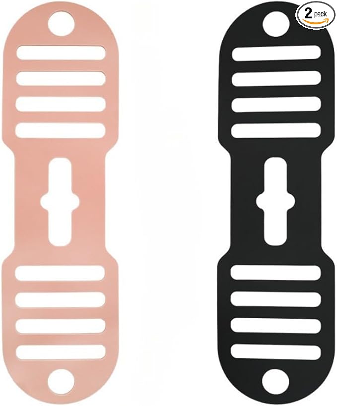 Silicone Lid Lock Strap for Crockpot Slow Cooker (6/7/8 Quart) - Universal Crockpot Lid Holder & Rubber Strap Alternative | Heat-Resistant, No-Spill Design Transport Accessories (Pink+Black)