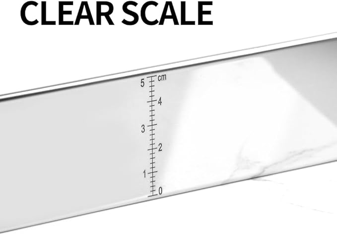 Guowall Extensible Stainless Steel Square Cake Mold Heavy Duty Adjustable Mousse Ring Rectangle Shaped Detachable Mousse Cake Cutter, Pastry DIY Baking Tool - 10 * 7in