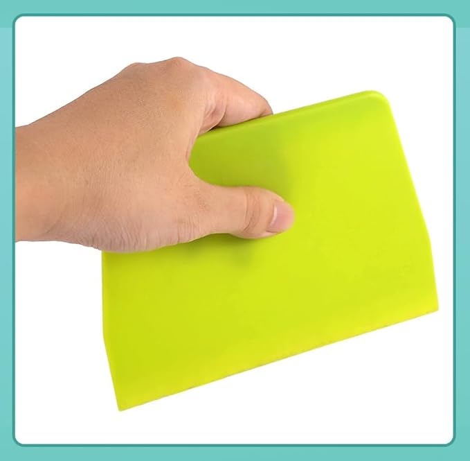 Plastic Bench Scraper & Chopper (14Pcs), Multi-Purpose Dough Scraper Bench Scraper, Flexible Bowl Scraper, Sharp Edge & Angles, Dough Cutter, Kitchen Utensil for Bread, Pizza, and Flat Top Griddles