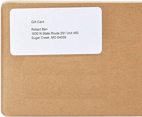 9527 Product 10 UP Sticker Labels,2x4 inches FBA Shipping Address Labels for Laser/Ink Jet Printer,Total 20000 Labels