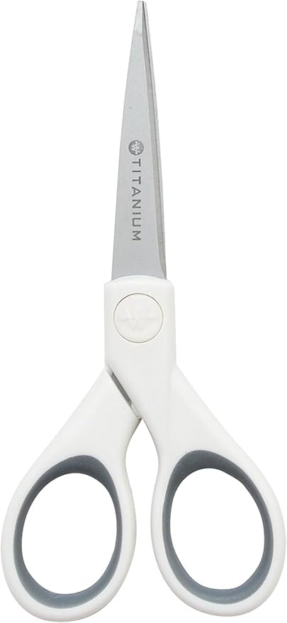 Westcott 5" Micro-Tip Fabric Scissors with Titanium-Bonded Blades - Ideal for Crafting, Sewing, and More