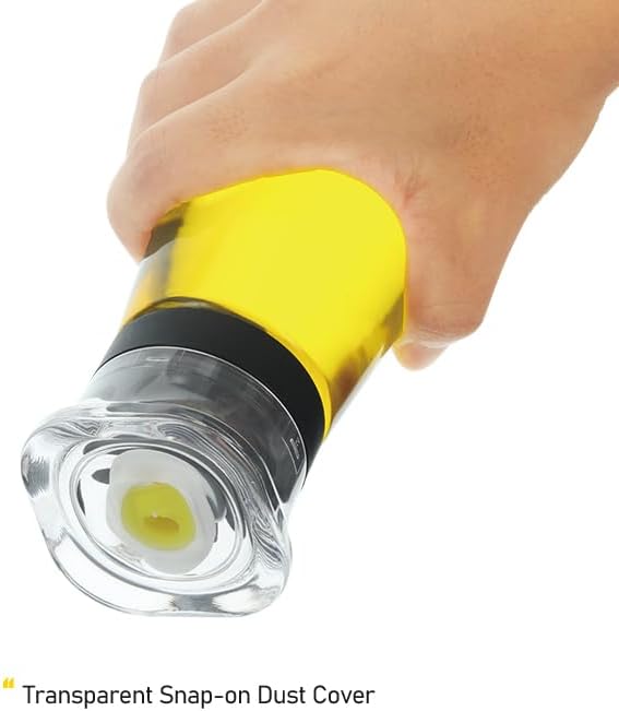 Glass Olive Oil and Vinegar Dispenser Bottles Set for Kitchen Cooking with Silicone Dual Pouring Spout, Soy Sauce Dispenser with Dust-proof Lid - Set of 2 (White, 5.4 oz)