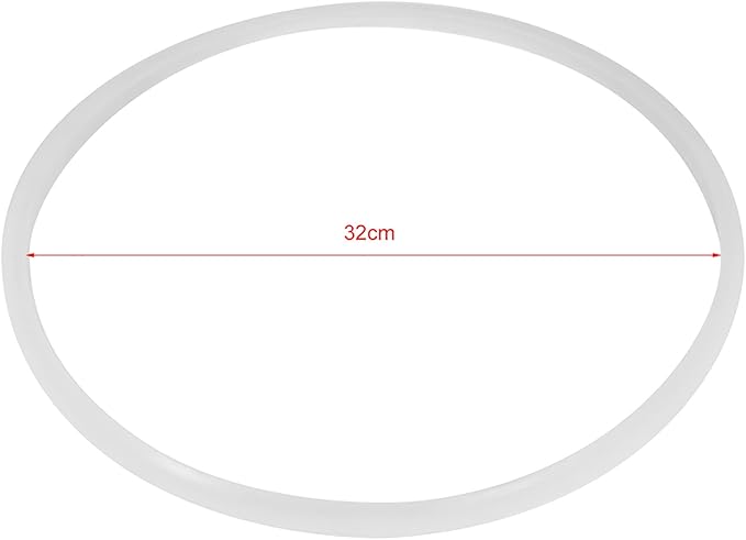 Silicone Sealing for Pot, Replacement Clear Silicone Gasket Sealing for Home Pressure Cooker Kitchen Tool(32CM in Diameter)