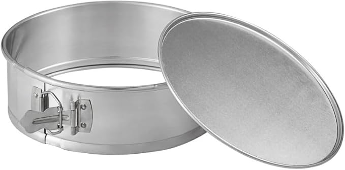 Soro Essentials- 9'' x 3'' Deep Aluminum Round Spring Form Pan- Leak Proof Cheesecake Pan Spring Form Pans with Removable Bottom and Quick Release Latch for Baking Cheesecake Cakes