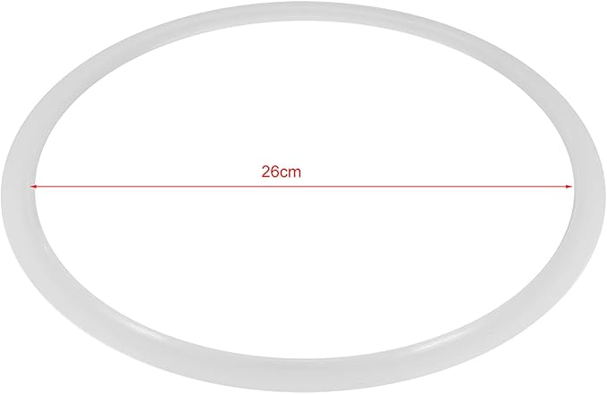 TOPINCN Silicone Sealing for Pot, Replacement Clear Silicone Gasket Sealing for Home Pressure Cooker Kitchen Tool(Diameter 26CM)