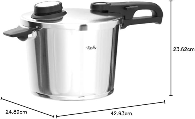 Fissler Vitavit Premium Pressure Cooker and Pressure Skillet Set, 2.6 Quart and 6.3 Quart