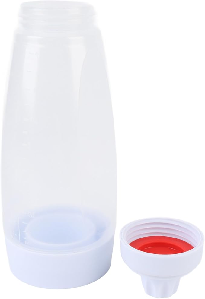 Pssopp Batter Dispenser and Mixer, Shaker Bottle Batter Mixer Pancake Batter Dispenser Mixer Pancake Bottle for Cupcakes Crepes Pancake Mix Muffins