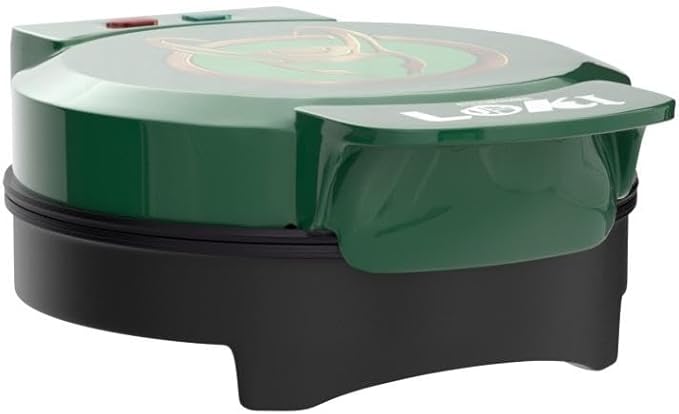 Uncanny Brands Marvel Loki Waffle Maker - Loki's Helmet on Your Waffles - Waffle Iron