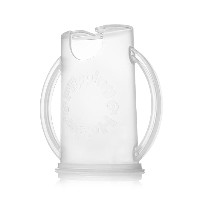 Squeeze Proof Food Pouch Holder for Toddlers, Babies, Kids, Mess Free No Squeeze Juice Box Drink and Applesauce Snack Holder with Easy Grip Handles and Lid