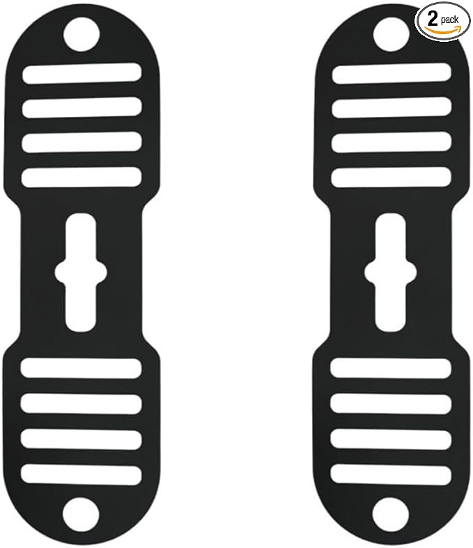 Silicone Lid Lock Strap for Crockpot Slow Cooker (6/7/8 Quart) - Universal Crockpot Lid Holder & Rubber Strap Alternative | Heat-Resistant, No-Spill Design Transport Accessories (Black 2PCS)