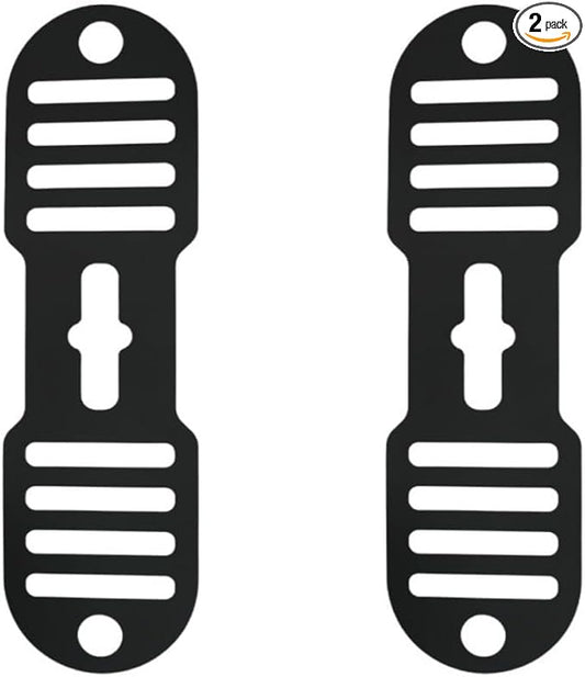 Silicone Lid Lock Strap for Crockpot Slow Cooker (6/7/8 Quart) - Universal Crockpot Lid Holder & Rubber Strap Alternative | Heat-Resistant, No-Spill Design Transport Accessories (Black 2PCS)