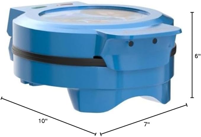 Uncanny Brands Bob Ross Waffle Maker - Bob's Iconic Face on Your Waffles - Waffle Iron