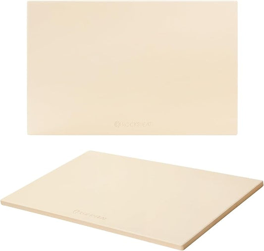 Pizza Stone, Rectangular Extra Large 22" x 14" x 0.6" Pizza Stones for Oven Grill BBQ, Industrial Commercial Heavy Duty Cordierite Baking Stone for Pizza Bread, Outdoor Pizza Accessories