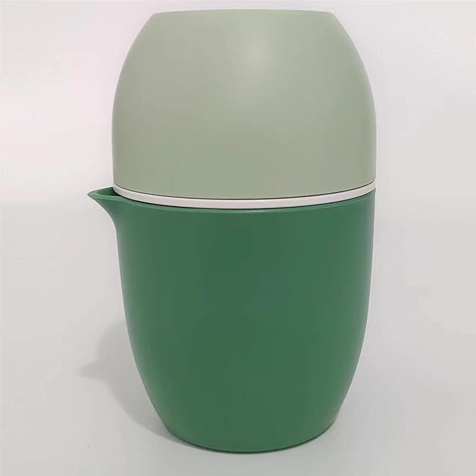 Hand Juicer - Citrus Juicer with Lemon Shape - Hand Lemon Juicer with Two Press Options for Different Fruits (Green)