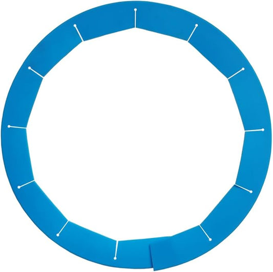 Adjustable Pie Crust Shields Baking Protectors, Silicone Cover Ring Fits 8-11.4 Inch Pies, Baking Pie Pizza Crust Shield Protector Cover for Edges (Blue-1pcs)