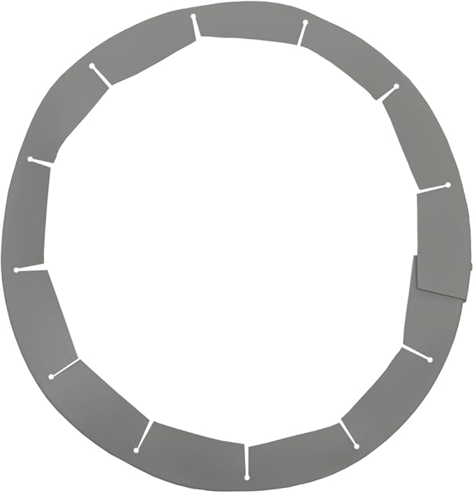 Silicone Pie Crust Shields, Adjustable Baking Pie Crust Shield Protector Cover for Edges, Baking Protectors Cover Ring Fits 8-11.4 Inch (Grey-1pcs)