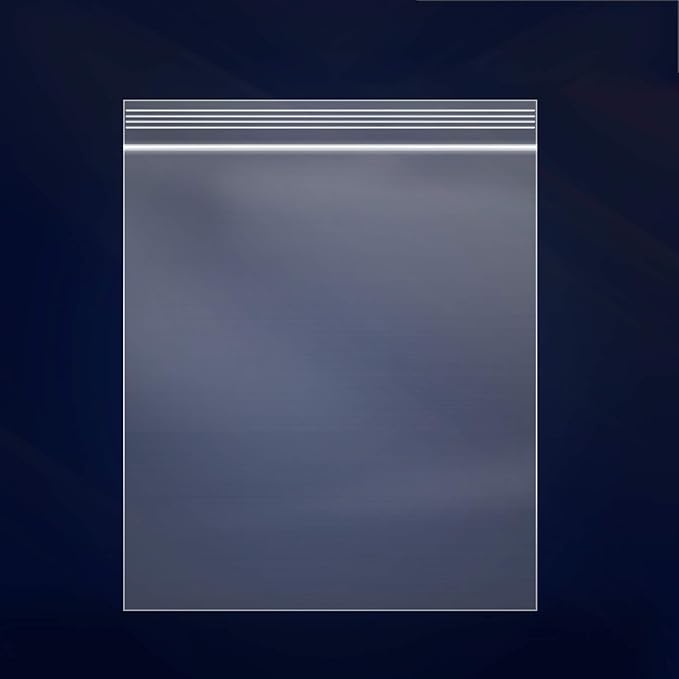 iMailer - 500 Count - 9" x 12" Zip Bags - Clear Reclosable Zip Plastic Poly Bags with Resealable Lock Seal Zipper for Art Prints, A4, Letter Sized Documents, Clothing