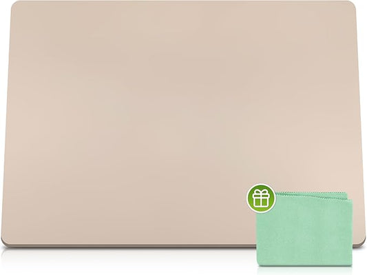 Large Silicone Mat 28" x 20" Multipurpose Mat Thick Heat Resistant, Kitchen Counter Mat Waterproof - Coffee Machine, Glass Top Stove Cover Countertop Protector for Air Fryer, Baking mat (Beige)