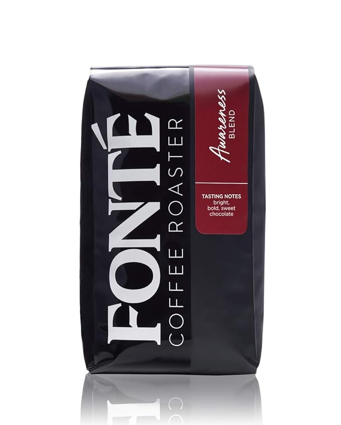 Fonte Coffee Roaster - French Press - Medium-Dark Fresh Roast - Roasted in Seattle - Single Origin - Spicy, Nutty, Chocolate - 12 oz - Awareness