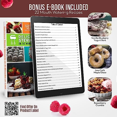 Stevia Select Black Cherry Flavored Liquid Stevia – Zero Calorie Coffee, Tea, Drink & Baking Sweetener, All-Natural, No Erythritol, Keto-Friendly Sugar Alternative, 300 Servings – 2 Oz