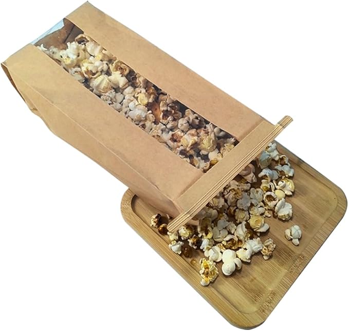 30 Pack Small Bread Bags Paper Sandwich Fold Loaf Sourdough 11.8 x 4.7 x 3.5-inch Kraft Packaging Storage Bags for Homemade Bread Cookie Treat