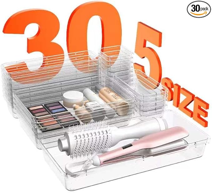 A-LuGei 【𝟯𝟬𝗣𝗰𝘀】【𝟱𝗦𝗶𝘇𝗲】 Drawer Organizer