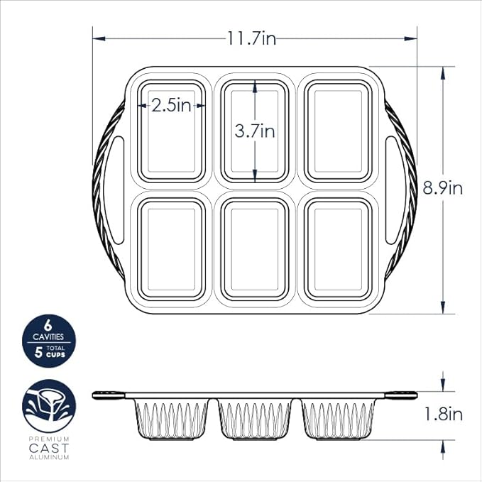 Nordic Ware Procast Mini Loaf