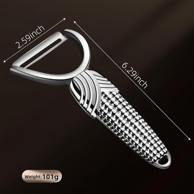 Swivel Vegetable Peeler, Widened Handle and Ultra Sharp Stainless Steel Blades - Perfect Kitchen Peeler For Veggie, Fruit, Potato, Carrot, Apple - Silver