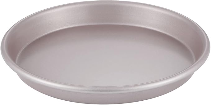 CHEFMADE Pizza Pan, 8-Inch Non-Stick Pancake Bakeware for Oven Baking (Champagne Gold)