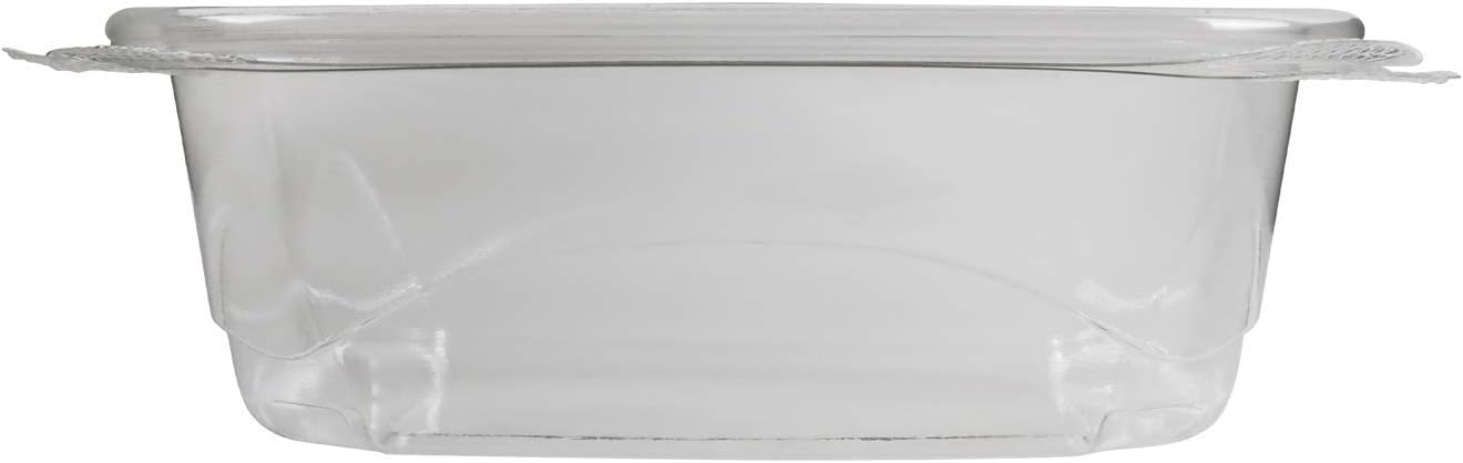 Karat PET Hinged Deli Containers with Lids - Perfect for Pasta Salads, Fruit, Deli Sides, and Home Meal Prep - Clear Plastic Food Containers, Take Out Containers (12oz)