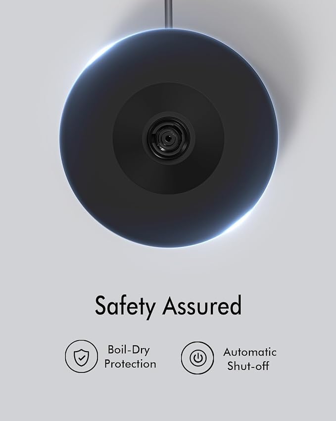 Electric Kettle Stainless Steel, 1.7L 1500W Quick Boil, Retro Style, Auto Shutoff, Boil Dry Protection with Filter & Water Gauge, Perfect for Tea, Hot Water