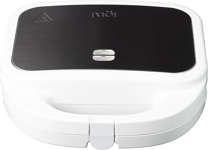 MOI Waffle & Sandwich Maker Grill - 3 in 1 Panini Press with 180° Rotary System - Panini Grill Press Sandwich Maker with Stainless Steel Surface and Non-Stick Plate Waffle Iron - 1200W