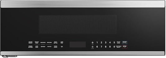 Midea MMO12S3ASTZ Over the Range Oven, 1.2 Cu.ft Slim, Stainless Steel Microwaves, 1000W Heating Power with 400CMF Vent Fan