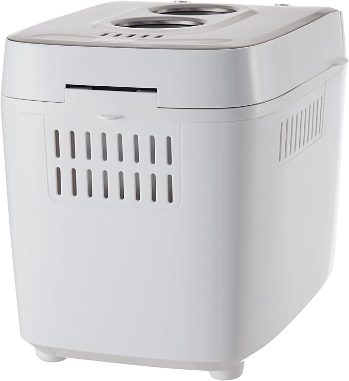 VEVOR Bread Maker, Dough Machine 15 Menus in 1, Non-Stick Ceramic Pan Automatic Breadmaker with Non-Gluten Setting, Whole Wheat Bread Making, Digital, Programmable, 3 Loaf Sizes, 3 Crust Colors, White