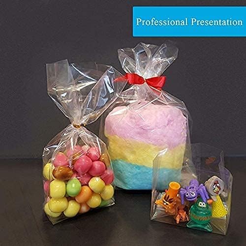 JOYIT 220 ft Cellophane Wrap Roll (35 in x 220 ft) - 3 Mil Thickness, Clear Bags for Flower Gift Baskets (35" fold into 17.5")