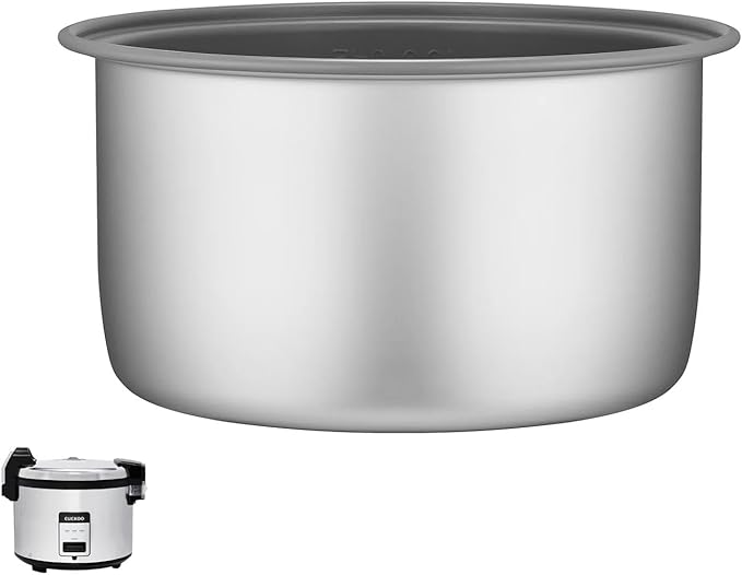 CUCKOO CR-3032 30-Cup (Uncooked) / 60-Cup (Cooked) Large Capacity Commercial Rice Cooker & Warmer with Nonstick Inner Pot, Switch Press (Silver/Black)