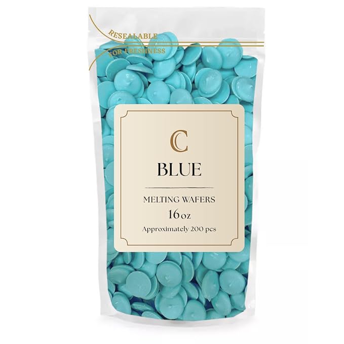 KIDU Blue Chocolate Melting Wafers 16 Ounces Bulk Perfect For Dipping, Deserts, Baking And More - 1 Pound