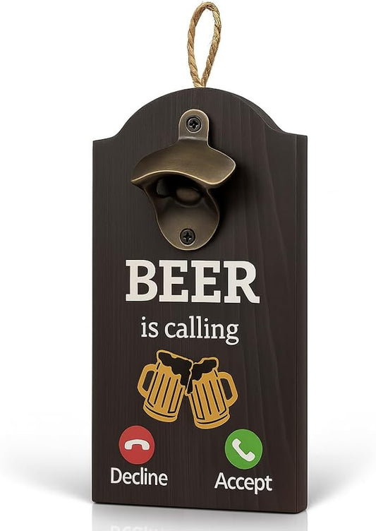 Beer Bottle Opener, Outdoor Bottle Opener wall Mounted, 4.7×11 in for Home Pub, Man Cave, Patio, Kitchen, Gift for Beer Lovers