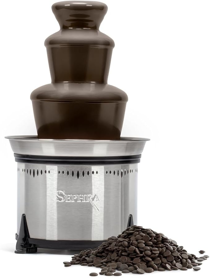 Sephra Fountain-ready Belgian Dark Chocolate 2lb Bag - Ideal for Melting