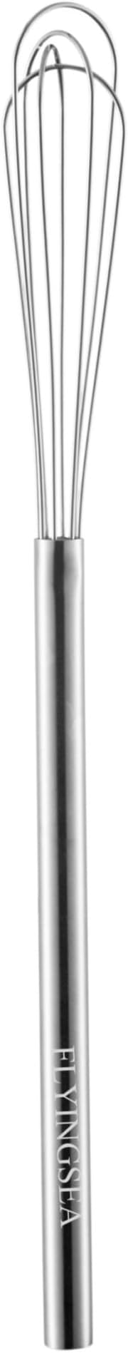 FLYINGSEA Whisks,Small whisk,Egg Whisk,10.5" Stainless Steel Whisk,Mini whisk,Whisk stainless steel,Cooking and Kitchen Gadget.(1 Pcs)