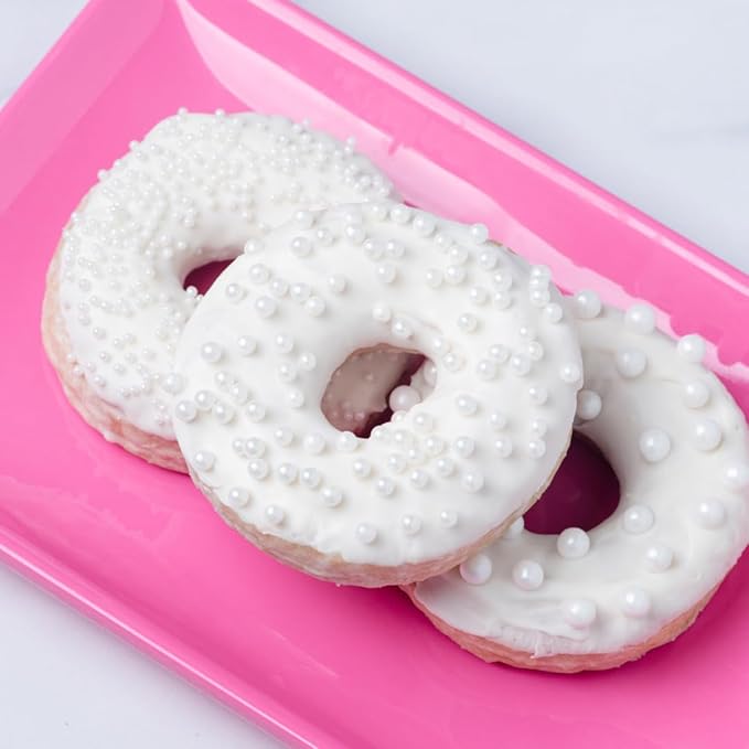 Sweets Indeed Sprinkles, White Sugar Pearl 4 Pack, 8.46 ounces, Edible Sprinkle Mix, Perfect for Cake Decorations, Baking, Ice Cream, Cookies, Cupcake Topper