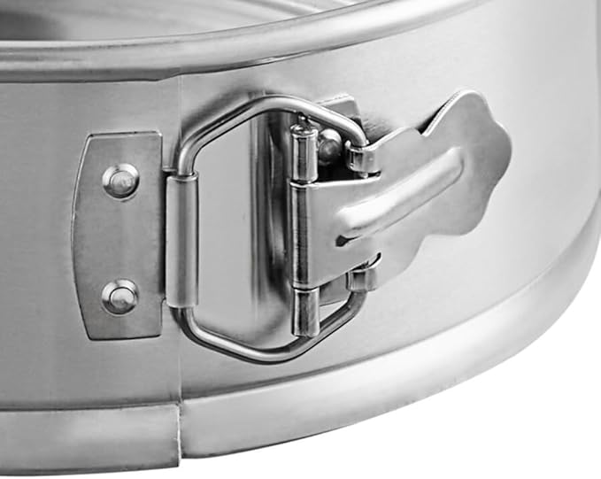 Soro Essentials- 9'' x 3'' Deep Aluminum Round Spring Form Pan- Leak Proof Cheesecake Pan Spring Form Pans with Removable Bottom and Quick Release Latch for Baking Cheesecake Cakes