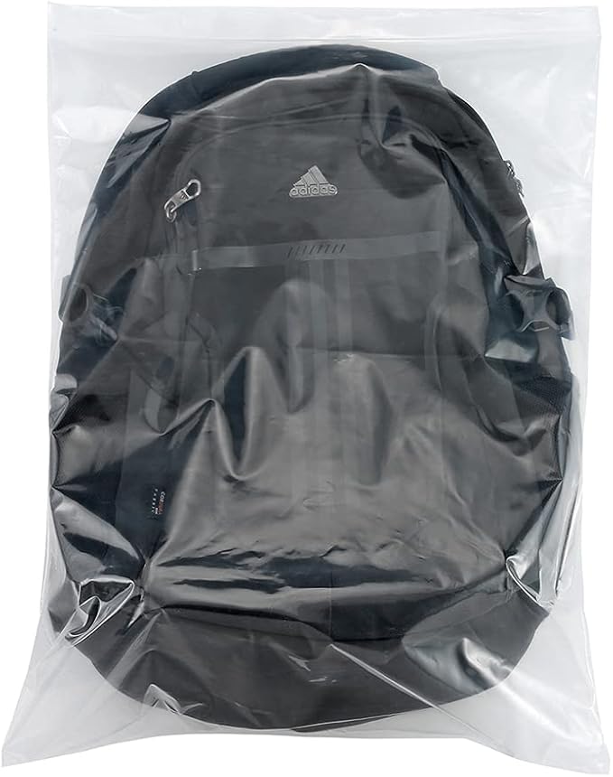 18" x 23" Large Clear Zip Storage Plasic Bags 5 Gallon Reclosable P Bags With Zipper Thick 3Mil for Product Storage, Freezer Bag-30 Count